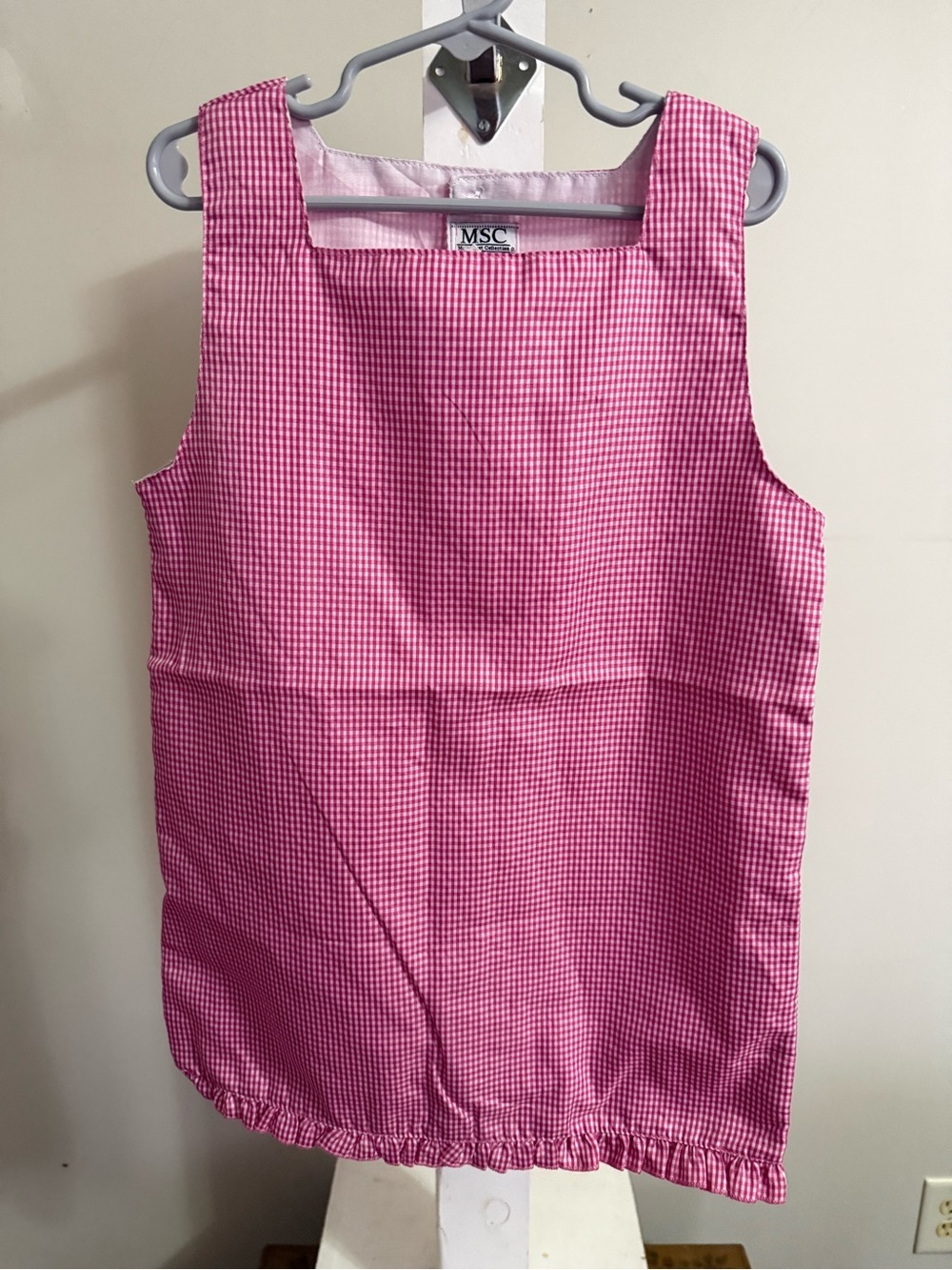NWT MSC Gingham Shift Dress